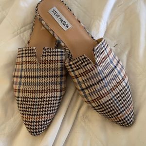 Steve Madden Plaid Slides 9